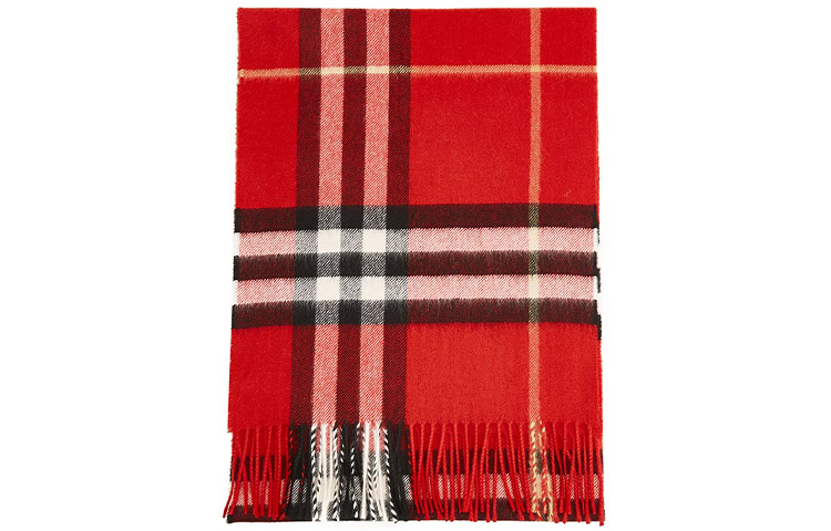 (Women) Burberry Plaid Fringe Cozy Knit Scarf 80155261 圖 3