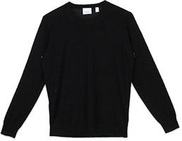 (W) Burberry Sweater Rajut Hitam Polos Lengan Panjang Crew Neck 80170191 Order (W) Burberry Sweater Rajut Hitam Polos Lengan Panjang Crew Neck 80170191