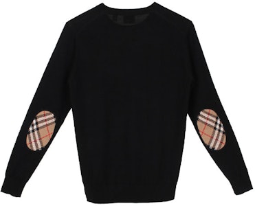 (W) 巴宝莉纯黑色圆领针织长袖毛衣 80170191 Lookbook (W) 巴宝莉纯黑色圆领针织长袖毛衣 80170191