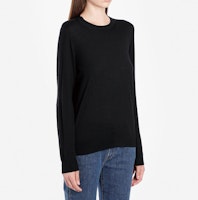 (W) Burberry Sweater Rajut Hitam Polos Lengan Panjang Crew Neck 80170191 Details for (W) Burberry Sweater Rajut Hitam Polos Lengan Panjang Crew Neck 80170191