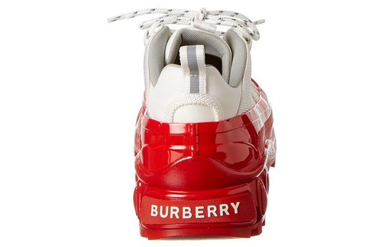 (W) Burberry Platform Sneaker 'White Red' 圖 3