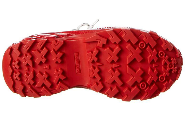 (W) Burberry Platform Sneaker 'White Red' 圖 4