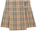 Order (W) Burberry Skirt Pleated Checkered Kasual Beige 8025832
