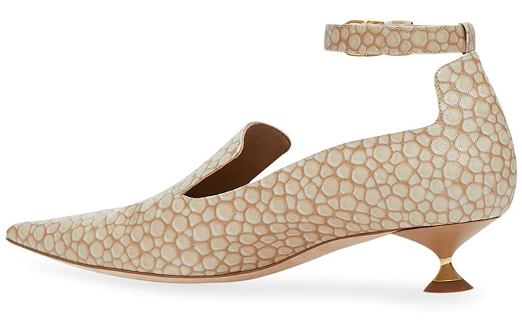 (W) Burberry Pointed-Toe High Heels 'Light Brown Print' 圖 4