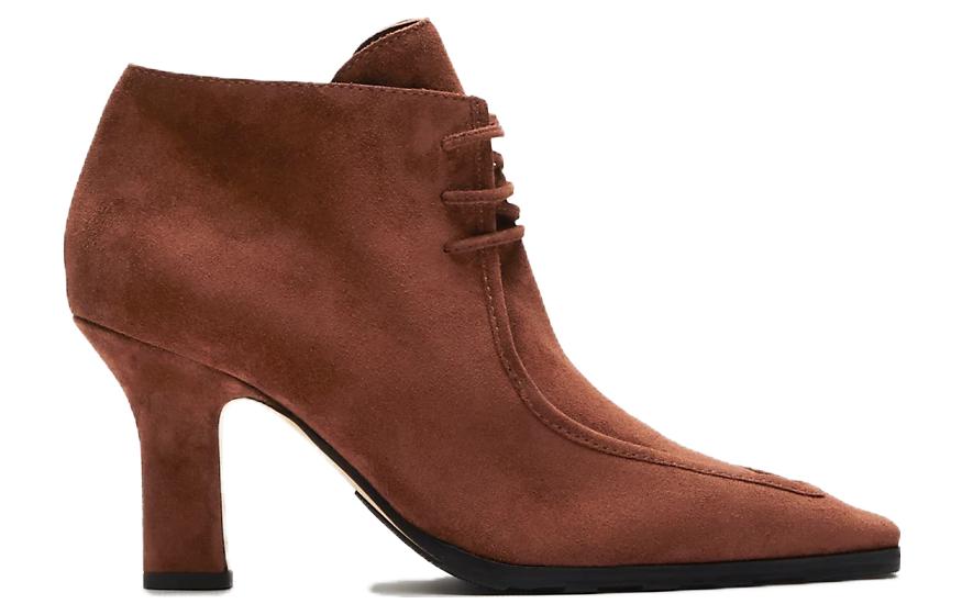 Order (W) 博柏利尖头系带短靴 '棕色' 80744811