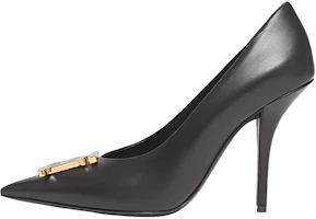 (Women) Burberry Pointed Toe Leather High Heels 'Black' 80558891 (Women) Burberry Pointed Toe Leather High Heels 'Black' 80558891