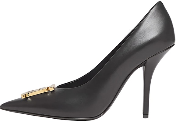 (Women) Burberry Pointed Toe Leather High Heels 'Black' 80558891 Buy (Women) Burberry Pointed Toe Leather High Heels 'Black' 80558891