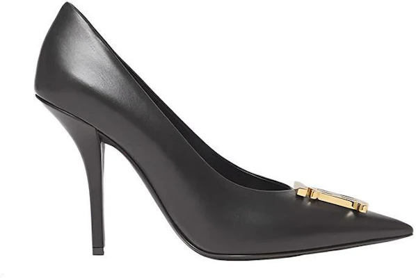 (Women) Burberry Pointed Toe Leather High Heels 'Black' 80558891 Order (Women) Burberry Pointed Toe Leather High Heels 'Black' 80558891