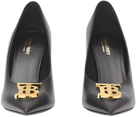 (Women) Burberry Pointed Toe Leather High Heels 'Black' 80558891 Lookbook (Women) Burberry Pointed Toe Leather High Heels 'Black' 80558891