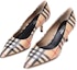 Lookbook (W) Burberry Kasut Tumit Runcing 'Archive Beige' 80419381