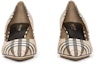 Shop (W) Burberry Kasut Tumit Runcing 'Archive Beige' 80419381