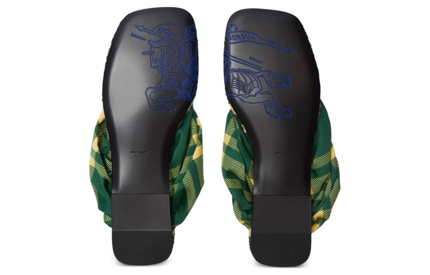 (W) Burberry Polyester Slide 'Green' 圖 5