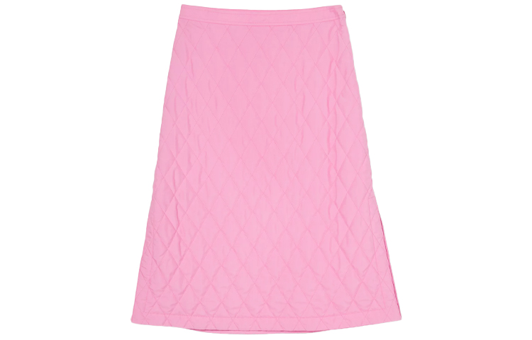 (Women) Burberry Quilted Casual Pink Midi Dress for Women 80387791