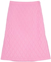 (Women) Burberry Quilted Casual Pink Midi Dress for Women 80387791 (Women) Burberry Quilted Casual Pink Midi Dress for Women 80387791