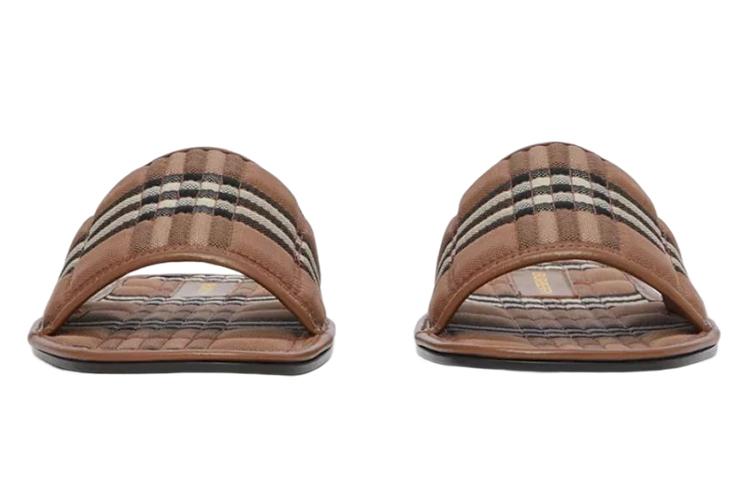 Order (W) Pantuflas Acolchadas de Algodón Burberry 'Birch Brown' 80592251