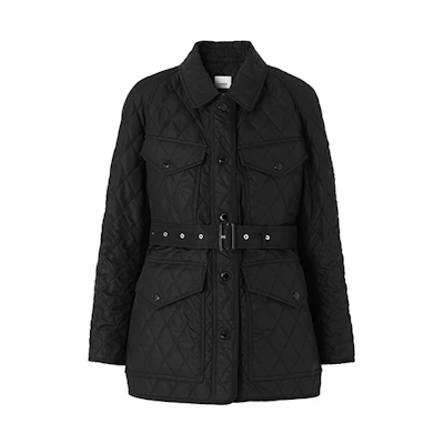 (Women) Burberry Quilted Cotton Jacket Black 8034122 A1189