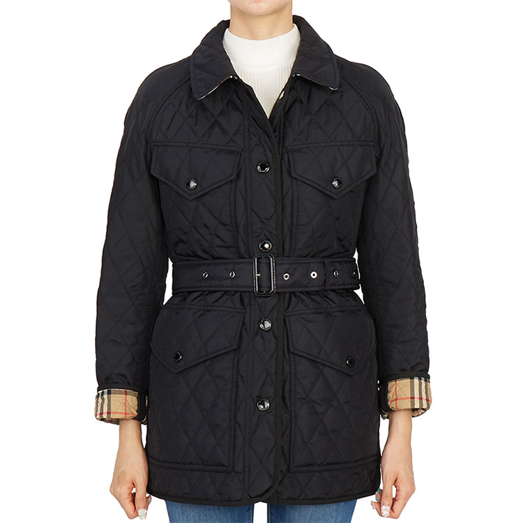 (Women) Burberry Quilted Cotton Jacket Black 8034122 A1189 圖 3