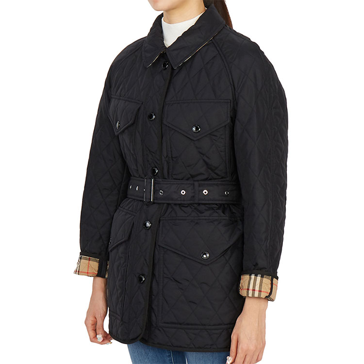 (Women) Burberry Quilted Cotton Jacket Black 8034122 A1189 圖 7