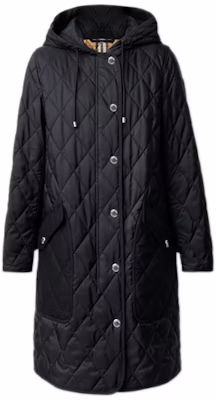 (W) 버버리 퀼팅 후드 온도조절 코튼 재킷 블랙 80355061 Buy (W) 버버리 퀼팅 후드 온도조절 코튼 재킷 블랙 80355061