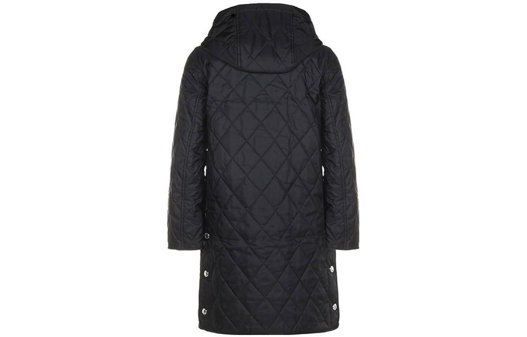 Lookbook (W) 버버리 퀼팅 후드 온도조절 코튼 재킷 블랙 80355061