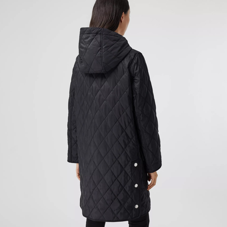 Purchase (W) 버버리 퀼팅 후드 온도조절 코튼 재킷 블랙 80355061