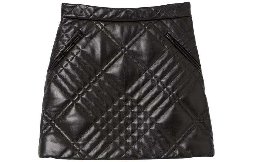 (Women) Burberry Quilted Leather Mini Skirt for Women 80651161 圖 2