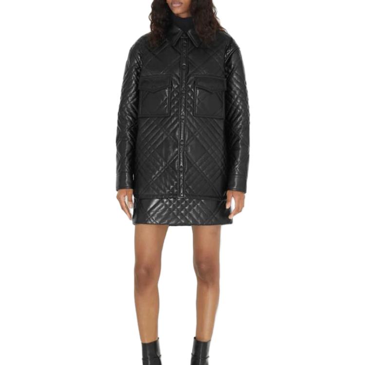 (Women) Burberry Quilted Leather Mini Skirt for Women 80651161 圖 3