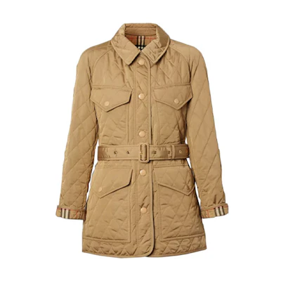 (Women) Burberry Quilted Nylon Canvas Field Jacket Classic Beige 80358871