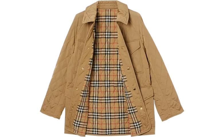 Lookbook (Women) Burberry Quilted Nylon Canvas Field Jacket Classic Beige 80358871