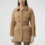 Shop (Women) Burberry Quilted Nylon Canvas Field Jacket Classic Beige 80358871