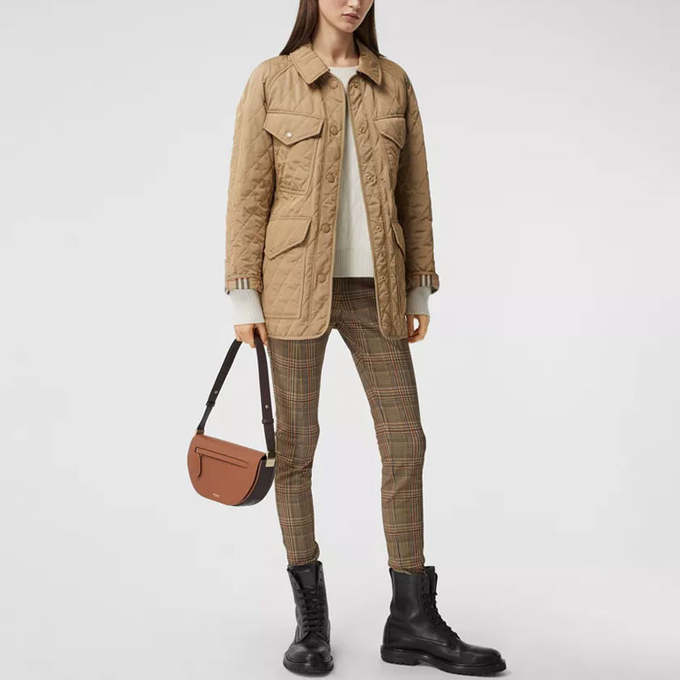 Details for (Women) Burberry Quilted Nylon Canvas Field Jacket Classic Beige 80358871