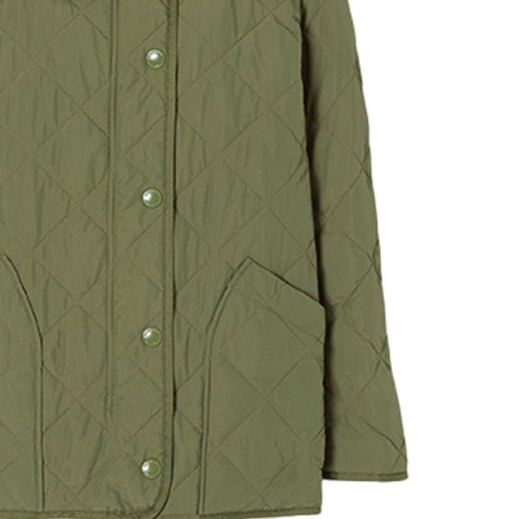 (Women) Burberry Quilted Temperature-Control Barn Cotton Jacket Willow Green 80214671 圖 7