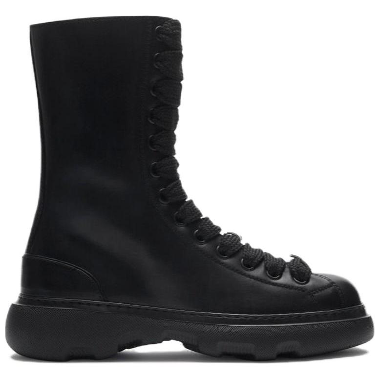 Order Burberry博柏利 Ranger 皮革 舒適簡約 短筒靴 女款 黑色