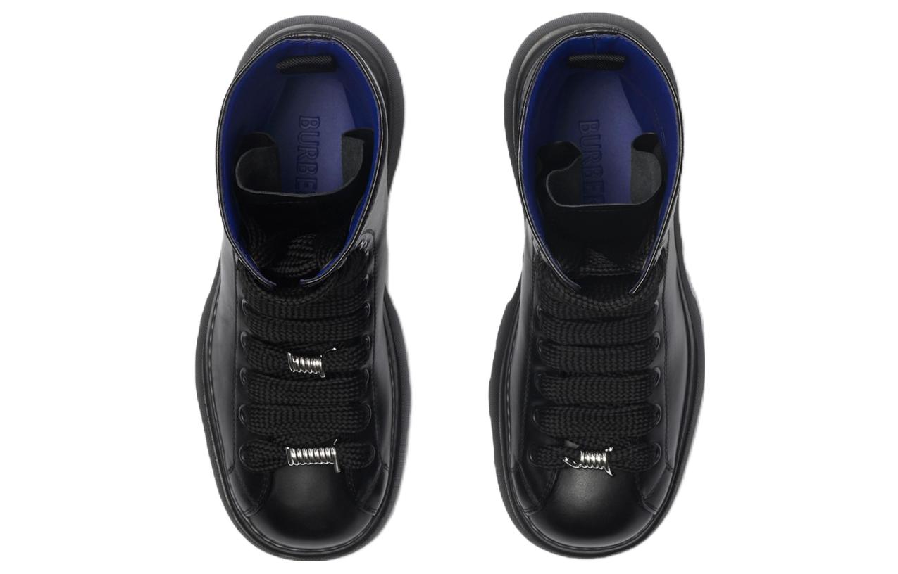 Lookbook Burberry博柏利 Ranger 皮革 舒適簡約 短筒靴 女款 黑色