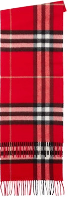 (W) Burberry Selendang Kasmir Kotak-Kotak Merah 80497131 Lookbook (W) Burberry Selendang Kasmir Kotak-Kotak Merah 80497131