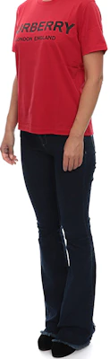 (W) 博柏利红色图案标志圆领T恤 80212721 Purchase (W) 博柏利红色图案标志圆领T恤 80212721