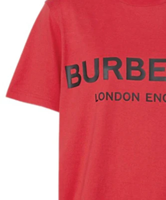 (W) 博柏利红色图案标志圆领T恤 80212721 Sizing (W) 博柏利红色图案标志圆领T恤 80212721