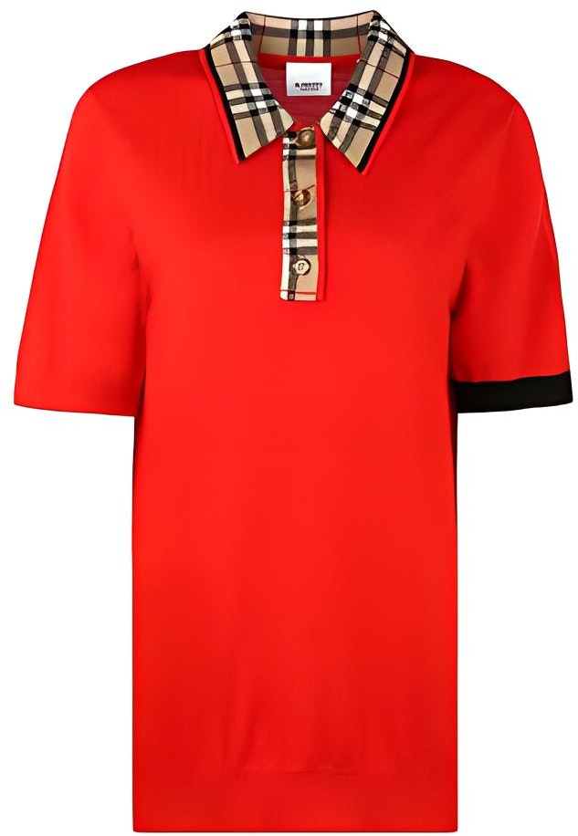 women-burberry-red-short-sleeve-polo-shirt-with-checked-trim-collar-80238911