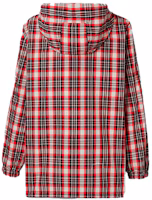 Lookbook (W) 博柏利红色苏格兰格纹尼龙绗缝夹克带标志刺绣 80361381