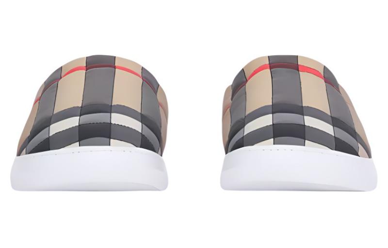 Order (W) Scarpe Piatte Burberry in Poliestere Rigenerato ''Check Beige'' 80469871