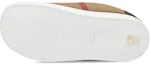 Shop (W) Scarpe Piatte Burberry in Poliestere Rigenerato ''Check Beige'' 80469871