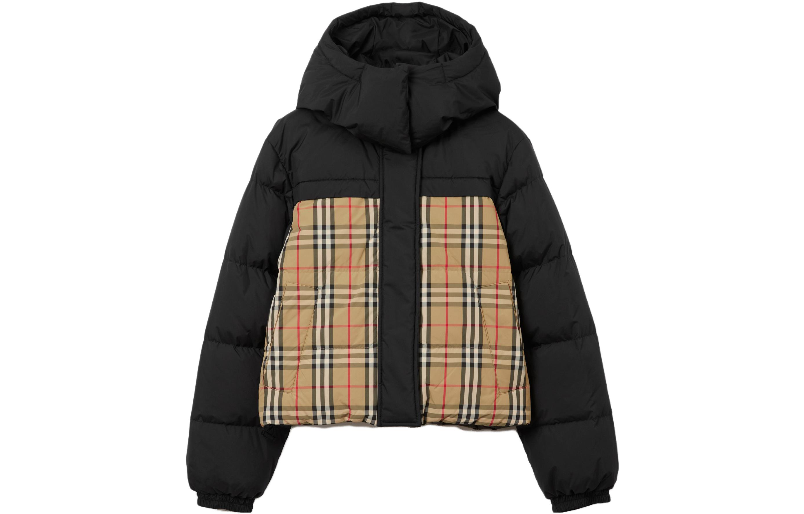 (Women) Burberry Reversible Hooded Long Sleeve Jacket Women’s Black. 80794751