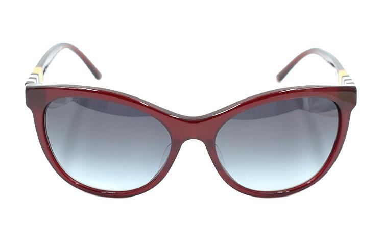 (Women) BURBERRY Romance Series Elegant Holiday Sunglasses 4199F Transparent Red. B4199-F 3543/8G