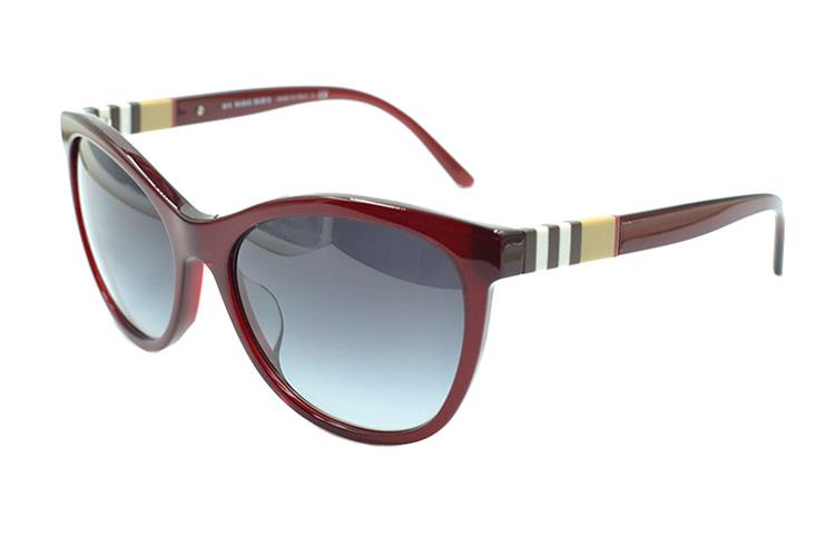 (Women) BURBERRY Romance Series Elegant Holiday Sunglasses 4199F Transparent Red. B4199-F 3543/8G 圖 3