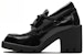 (W) Burberry Kasut Slip-On Hujung Bulat 'Tumit Hitam Tebal' 80747291
