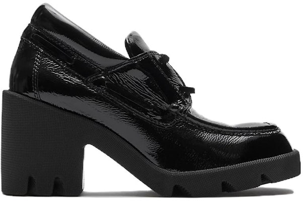 (W) Burberry Kasut Slip-On Hujung Bulat 'Tumit Hitam Tebal' 80747291 Order (W) Burberry Kasut Slip-On Hujung Bulat 'Tumit Hitam Tebal' 80747291