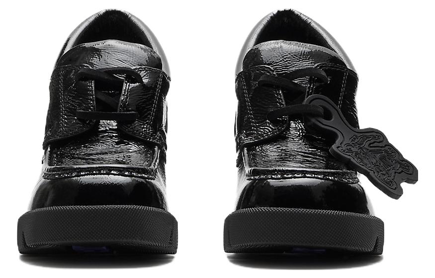 Lookbook (W) 博柏利圆头一脚蹬‘黑色厚底高跟鞋’ 80747291