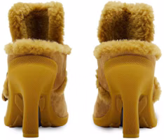 Shop (W) Mule Burberry à Bout Rond Jaune 9cm (Slip-On) 80773891