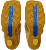 Purchase (W) Mule Burberry à Bout Rond Jaune 9cm (Slip-On) 80773891
