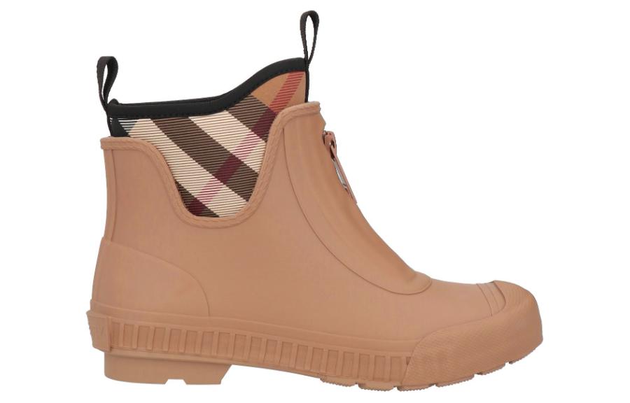 Order (Women) Burberry Rubber and Neoprene Rain Boots 'Brown' 80481231